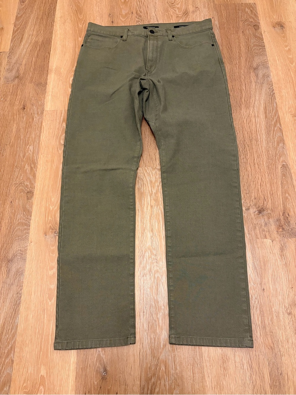 PROOF Rover Slim 5-Pocket Pants Size 34x32 Olive Green Huckberry TrueTemp